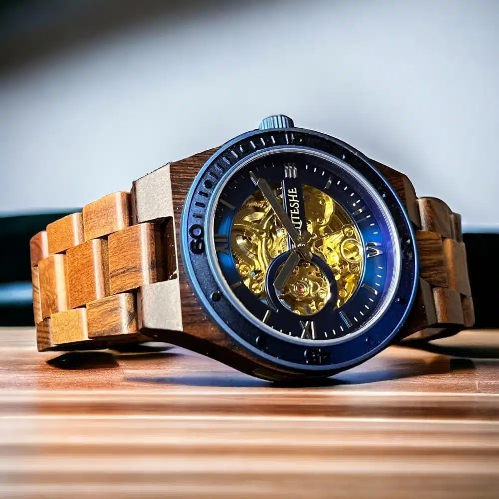 248833c1-580b-4828-b026-e5f902f60ef7-1000x1000-e6he0Xl51SbtF2Vcy5Suv9gkDh7YzAAn8lkbpeQ7.jpg ساعة خشبية بلو روك مان - رجالي - الصورة 1