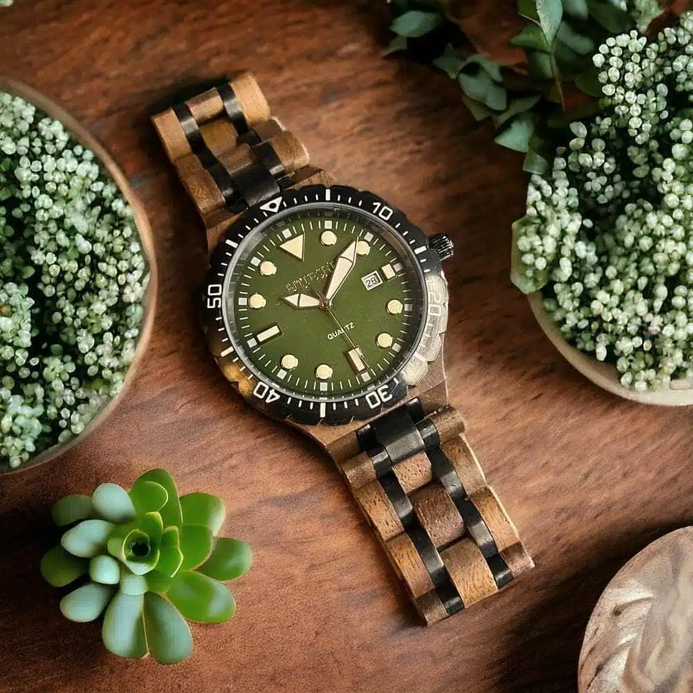 68193a49-4c5b-4f10-9f93-d2e2e551eae1-1000x1000-bretD0PTCkvD4jISVNoj7Ax0Jtf6CI8ki7zjmON5.jpg Green Mega Wood - Men's - Image 1