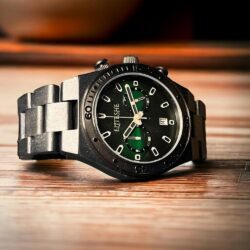 ساعة جرين روك مان الخشبية ، ساعة خشبية ، ساعات خشبية ، ساعة يد خشبية