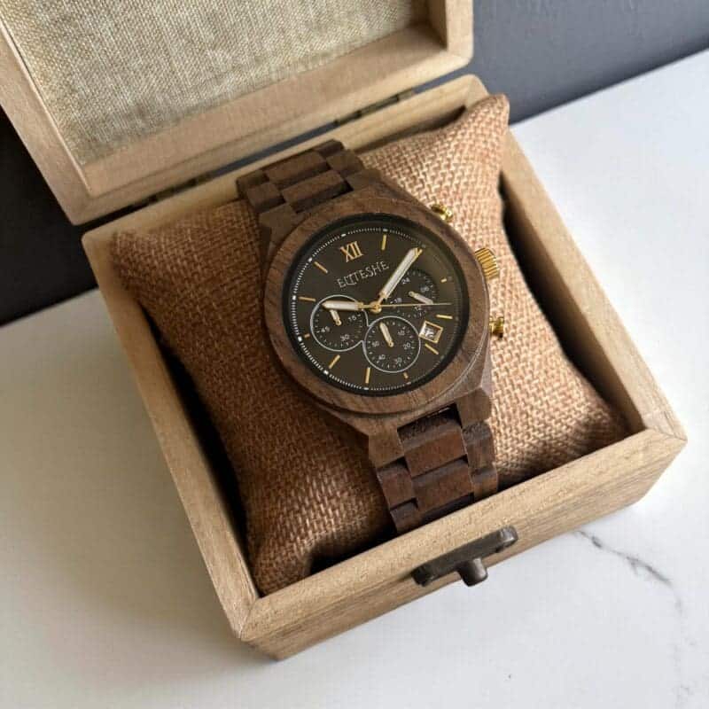 ساعة والنت كلاسيك بانيوود الخشبية