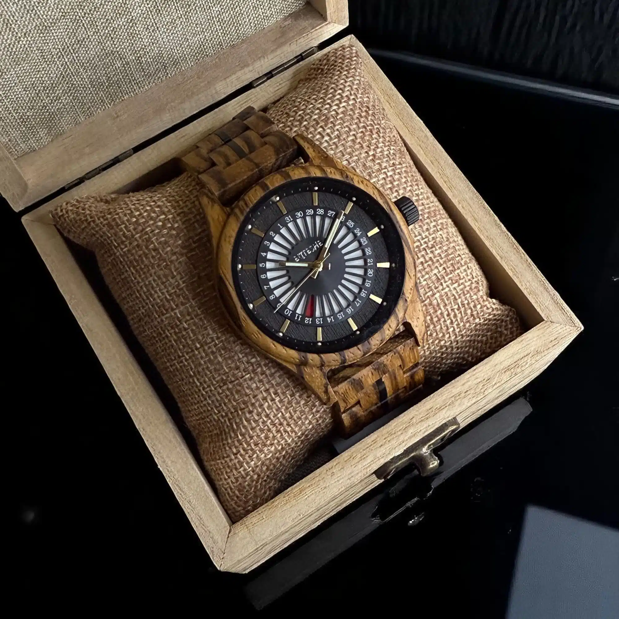 IMG_2125-Photoroom ساعة لايت روليت الخشبية الرجالية