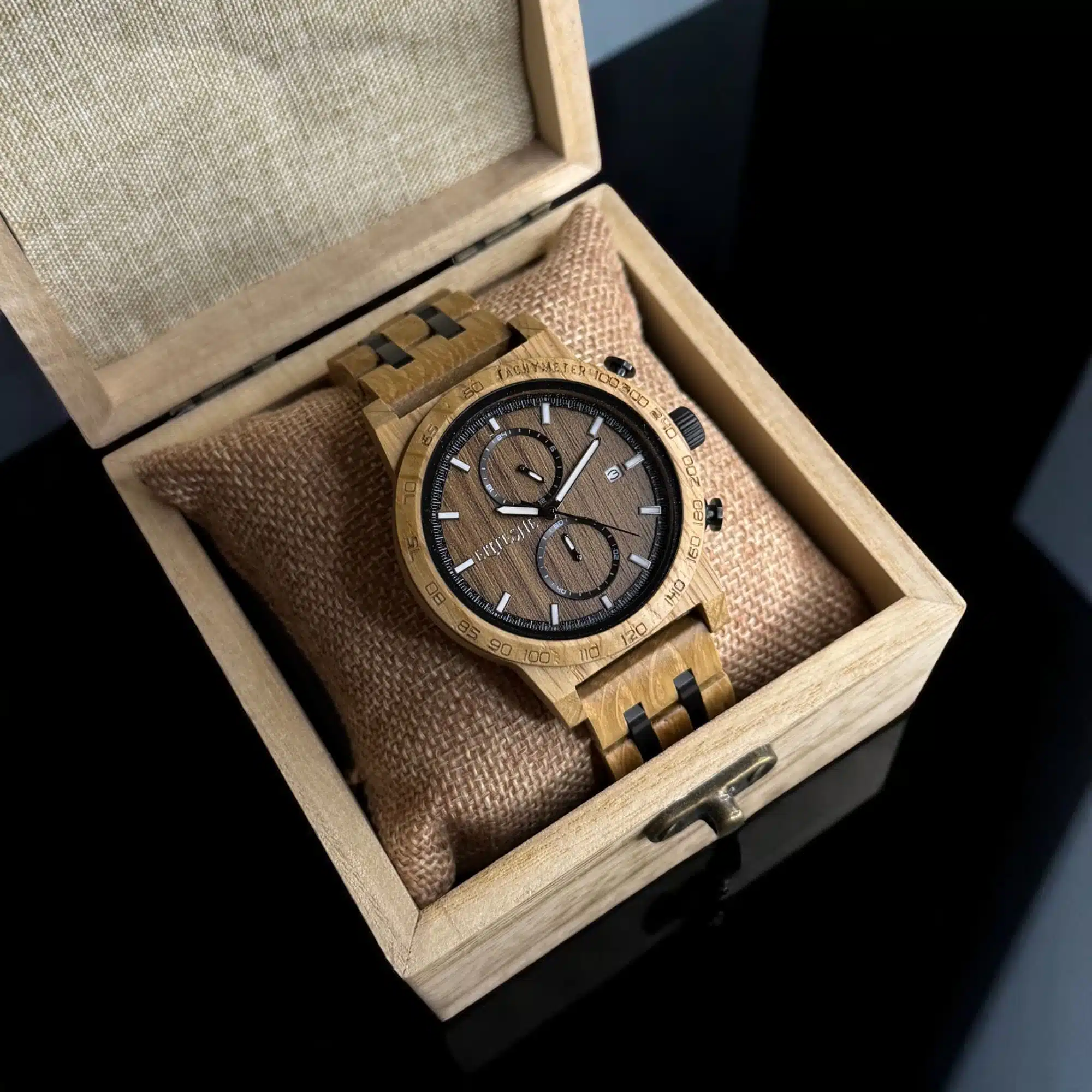 IMG_2133-Photoroom ساعة وود ويندز الخشبية الرجالية